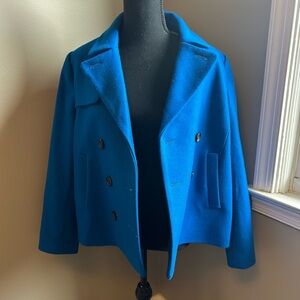 J. Crew Melton Wool Buttoned Coat